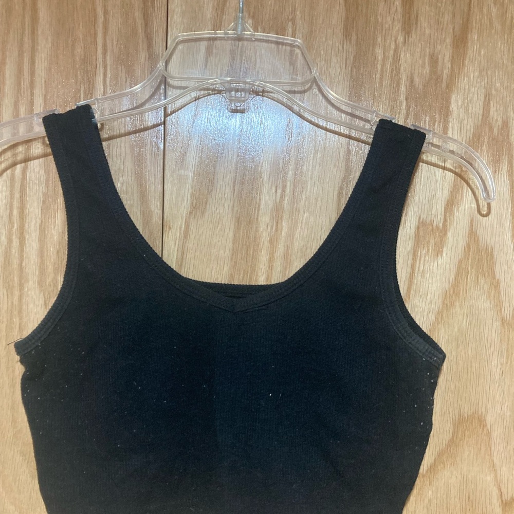 SHEIN Black Crop Top
